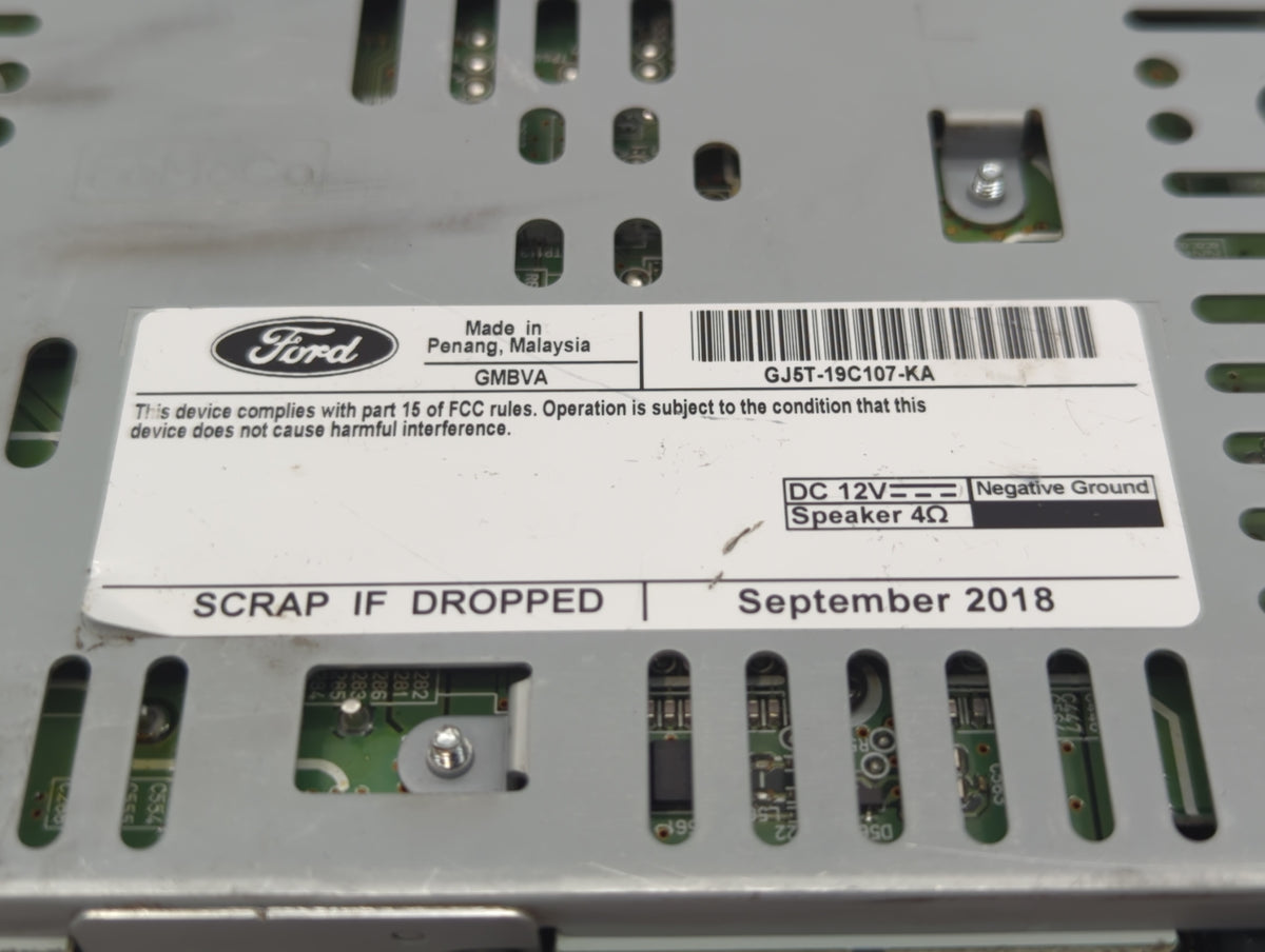2019-2019 Ford Escape Am Fm Cd Player Radio Receiver 418391 - Oemusedautoparts1.com