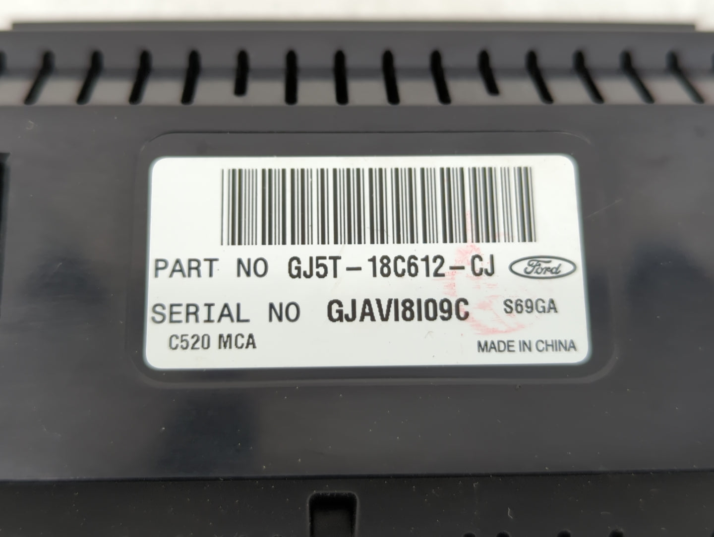 2018-2019 Ford Escape Climate Control Module Temperature AC/Heater Replacement P/N:GJ5T-18C612-CJ GJ5T-18C612-CH Fits OEM Us