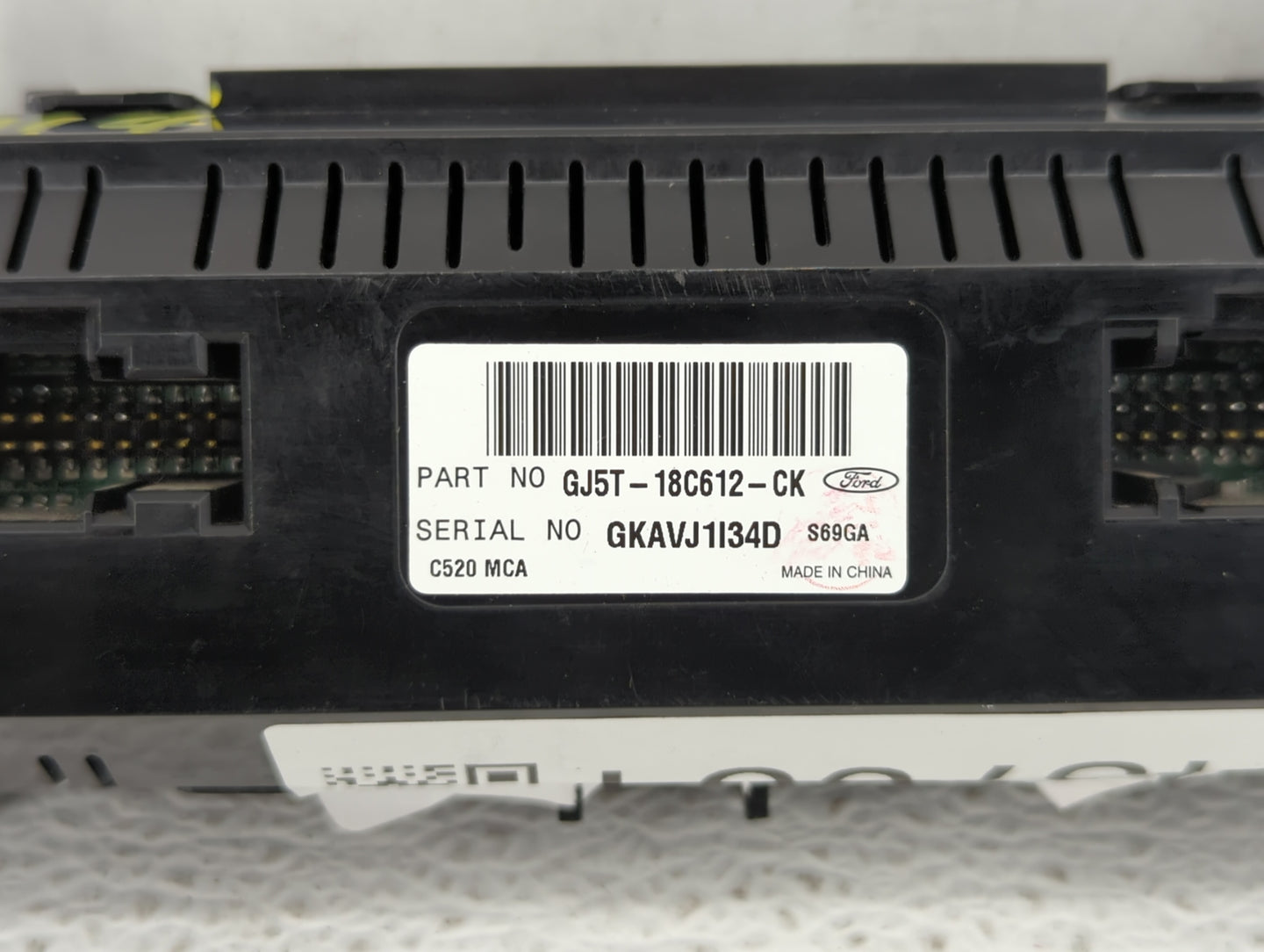 2018-2019 Ford Escape Climate Control Module Temperature AC/Heater Replacement P/N:GJ5T-18C612-CJ GJ5T-18C612-CH Fits OEM Us