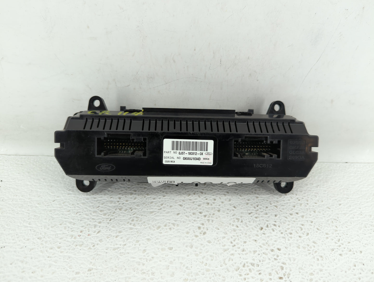 2018-2019 Ford Escape Climate Control Module Temperature AC/Heater Replacement P/N:GJ5T-18C612-CJ GJ5T-18C612-CH Fits OEM Us