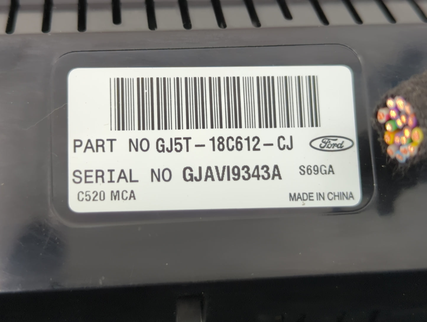 2018-2019 Ford Escape Climate Control Module Temperature AC/Heater Replacement P/N:GJ5T-18C612-CJ GJ5T-18C612-CH Fits OEM Us