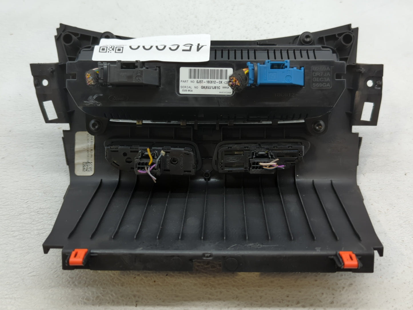 2018-2019 Ford Escape Climate Control Module Temperature AC/Heater Replacement P/N:GJ5T-18C612-CK Fits Fits 2018 2019 OEM Us