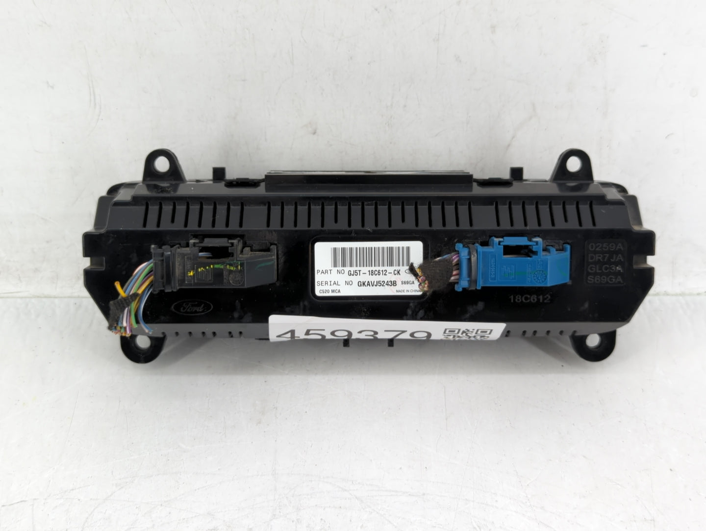 2018-2019 Ford Escape Climate Control Module Temperature AC/Heater Replacement P/N:GJ5T-18C612-CK Fits Fits 2018 2019 OEM Us