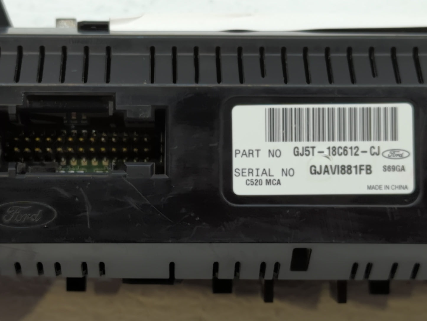 2018-2019 Ford Escape Climate Control Module Temperature AC/Heater Replacement P/N:GJ5T-18C612-CJ GJ5T-18C612-CK Fits OEM Us