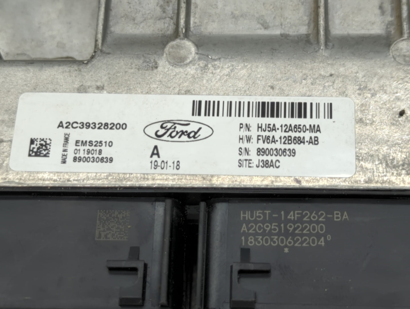 2017-2019 Ford Escape PCM Engine Control Computer ECU ECM PCU OEM P/N:HJ5A-12A650-MA FV6A-12B684-AB Fits Fits 2017 2018 2019