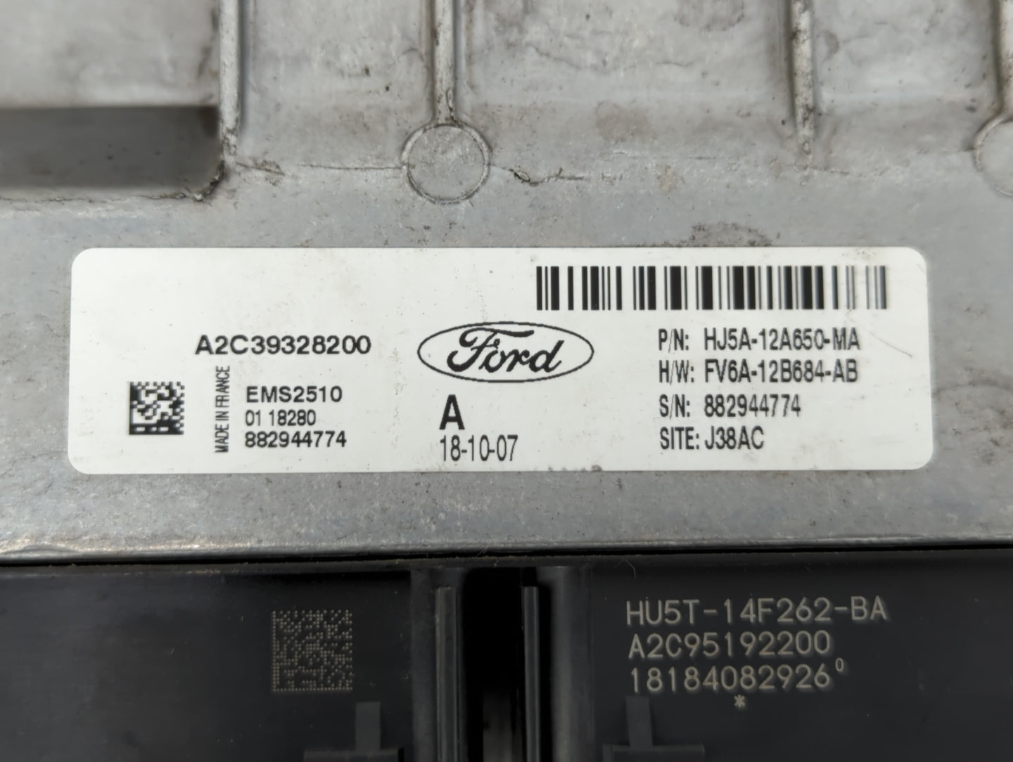 2017-2019 Ford Escape PCM Engine Control Computer ECU ECM PCU OEM P/N:HJ5A-12A650-MA FV6A-12B684-AB Fits Fits 2017 2018 2019