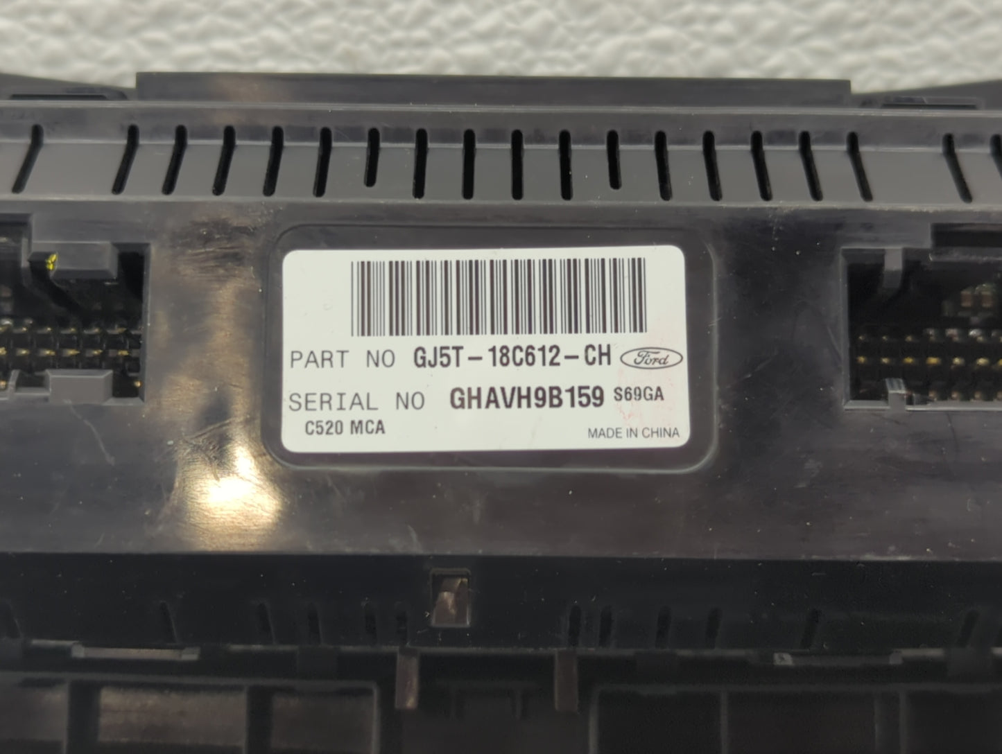 2018-2019 Ford Escape Climate Control Module Temperature AC/Heater Replacement P/N:GJ5T-18C612-CH GJ5T-18C612-CJ Fits OEM Us