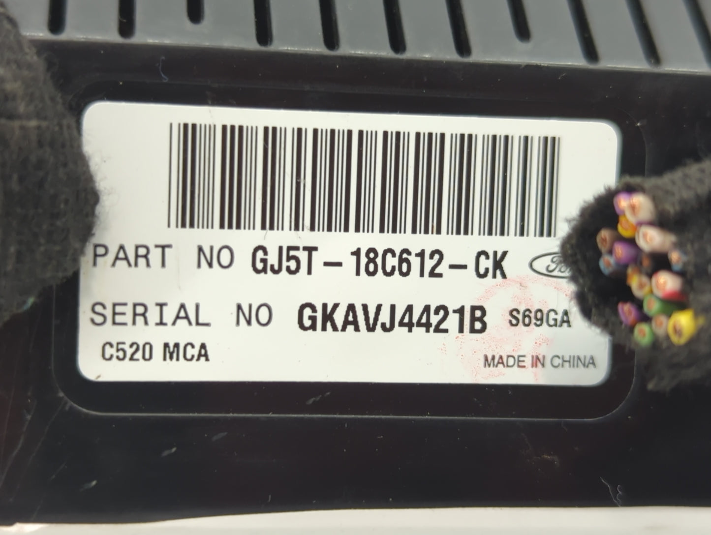 2018-2019 Ford Escape Climate Control Module Temperature AC/Heater Replacement P/N:GJ5T-18C612-CH GJ5T-18C612-CJ Fits OEM Us