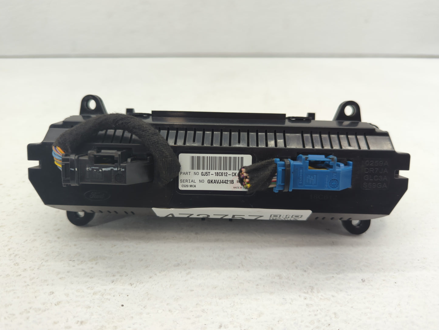 2018-2019 Ford Escape Climate Control Module Temperature AC/Heater Replacement P/N:GJ5T-18C612-CH GJ5T-18C612-CJ Fits OEM Us