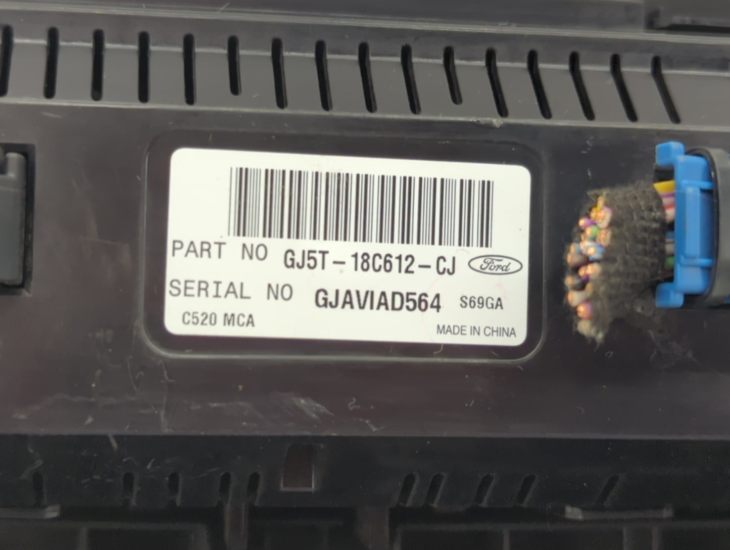 2018-2019 Ford Escape Climate Control Module Temperature AC/Heater Replacement P/N:GJ5T-18C612-CH GJ5T-18C612-CJ Fits OEM Us