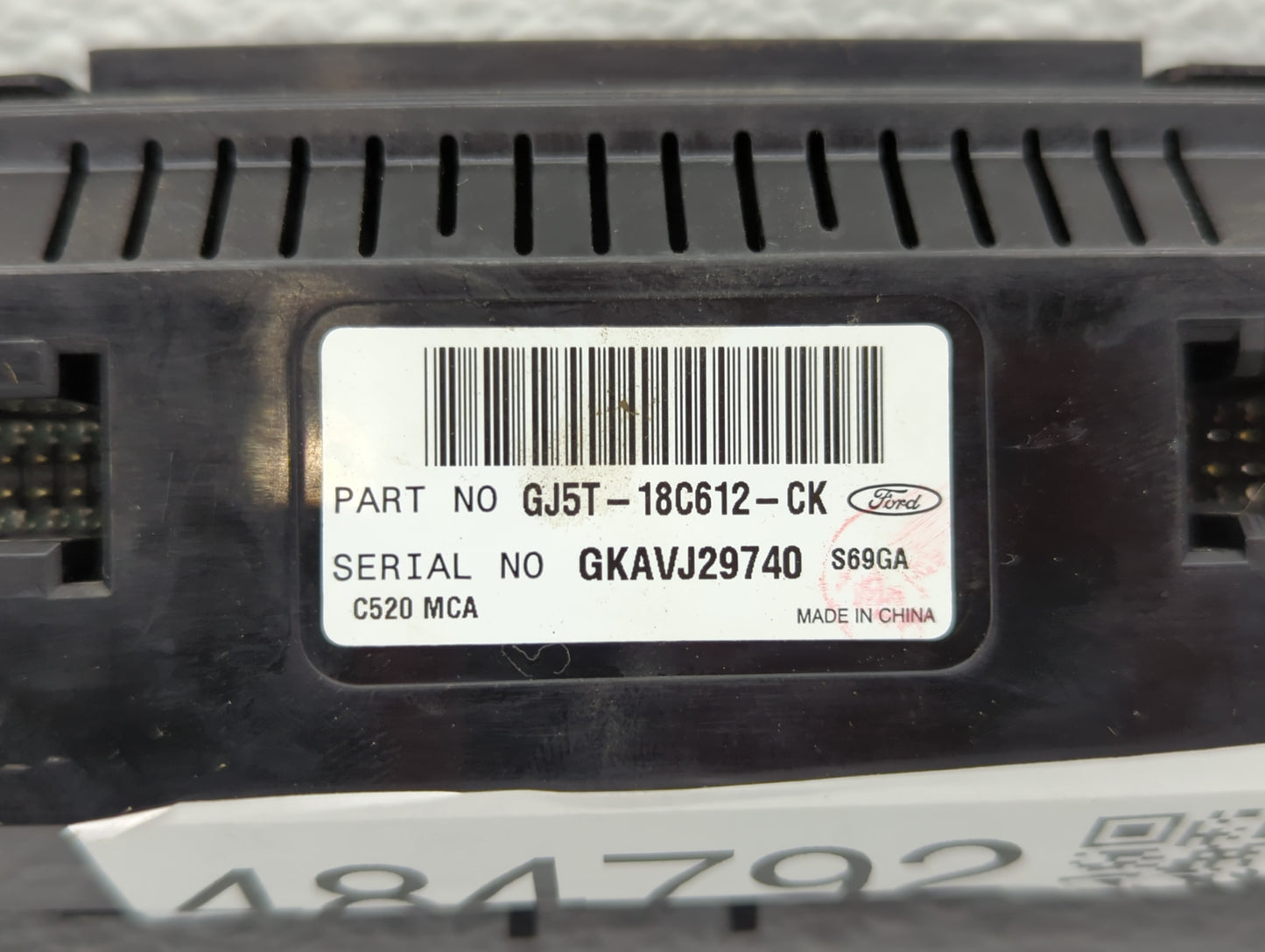 2018-2019 Ford Escape Climate Control Module Temperature AC/Heater Replacement P/N:GJ5T-18C612-CH GJ5T-18C612-CJ Fits OEM Us