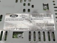 2019 Ford Escape Radio AM FM Cd Player Receiver Replacement P/N:GJ5T-19C107-KA GJ5T-19C107-HA Fits OEM Used Auto Parts - Oem