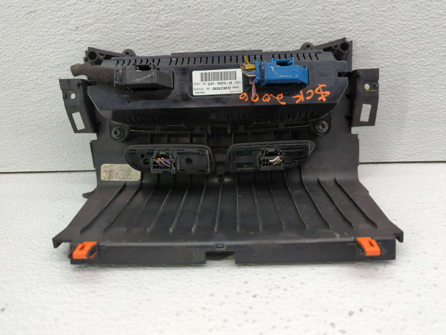 2018-2019 Ford Escape Climate Control Module Temperature AC/Heater Replacement P/N:GJ5T-18C612-CK Fits Fits 2018 2019 OEM Us