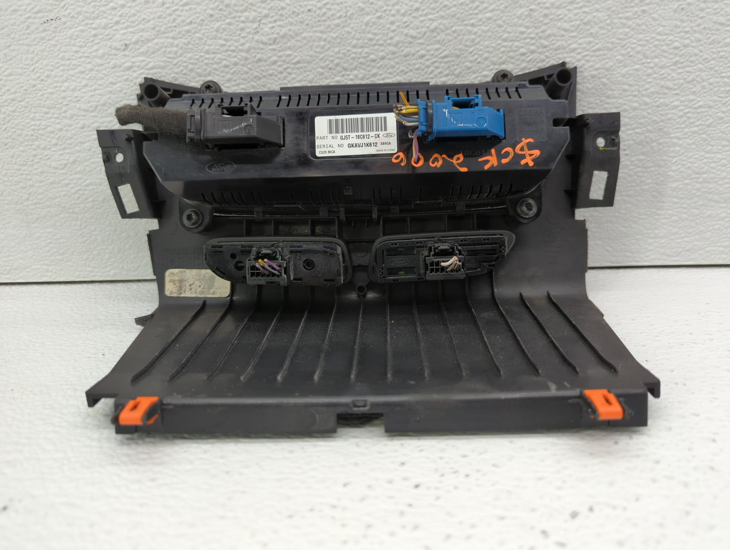 2018-2019 Ford Escape Climate Control Module Temperature AC/Heater Replacement P/N:GJ5T-18C612-CK Fits Fits 2018 2019 OEM Us