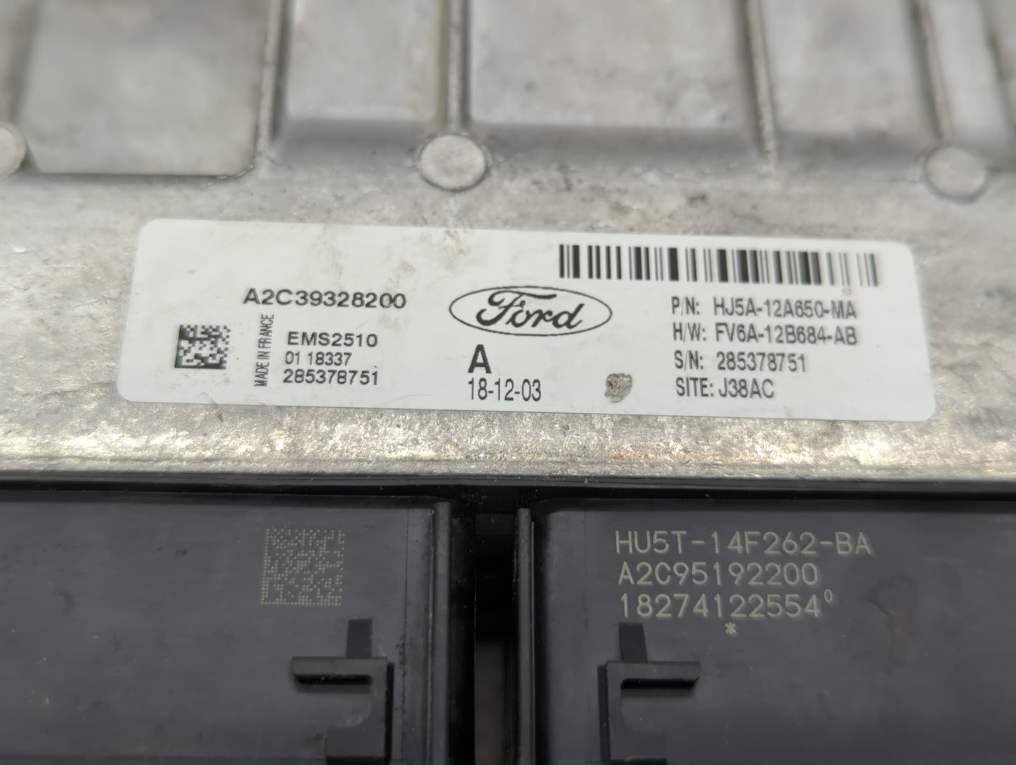 2017-2019 Ford Escape PCM Engine Control Computer ECU ECM PCU OEM P/N:FV6A-12B684-AB HJ5A-12A650-MA Fits Fits 2017 2018 2019