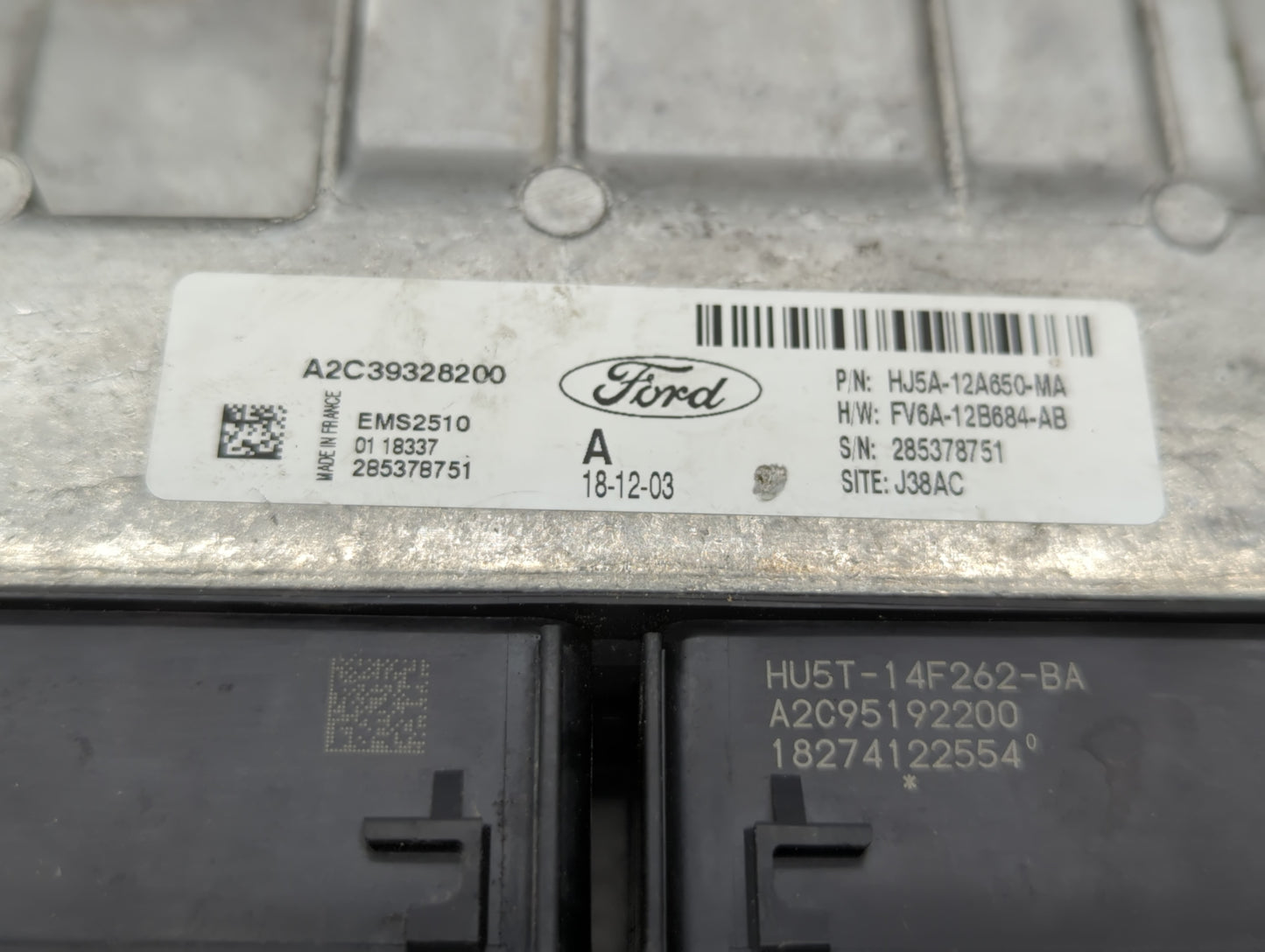 2017-2019 Ford Escape PCM Engine Control Computer ECU ECM PCU OEM P/N:FV6A-12B684-AB HJ5A-12A650-MA Fits Fits 2017 2018 2019