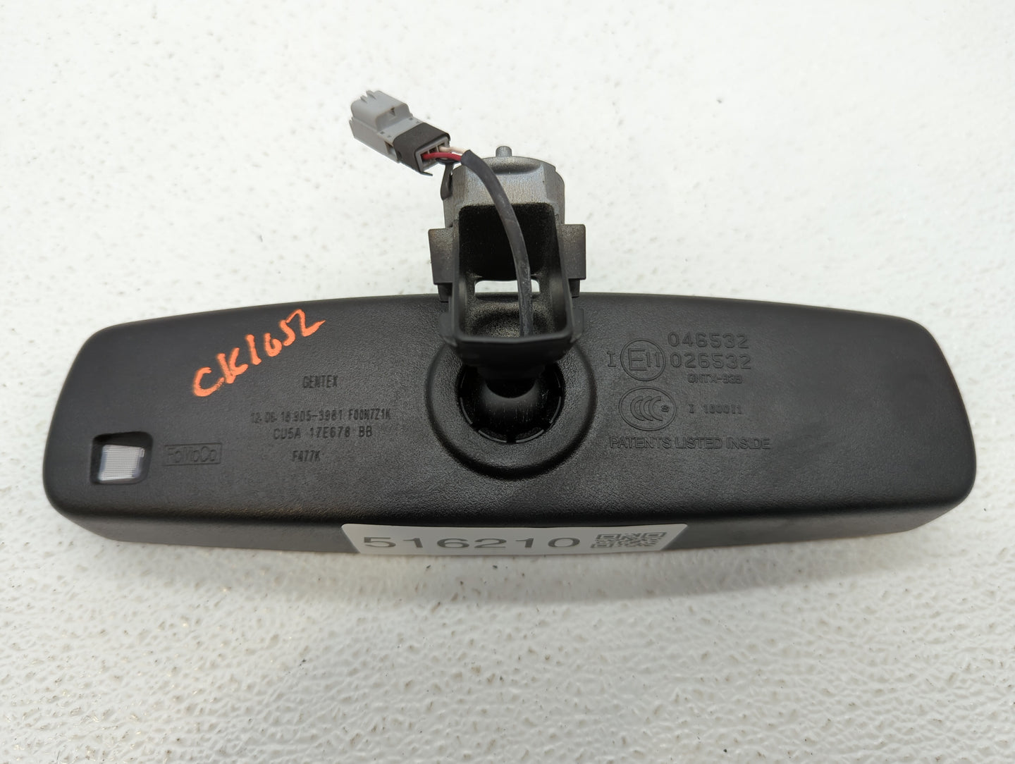 2013-2019 Ford Escape Interior Rear View Mirror Replacement OEM P/N:E11046532 E11026532 Fits OEM Used Auto Parts - Oemusedau