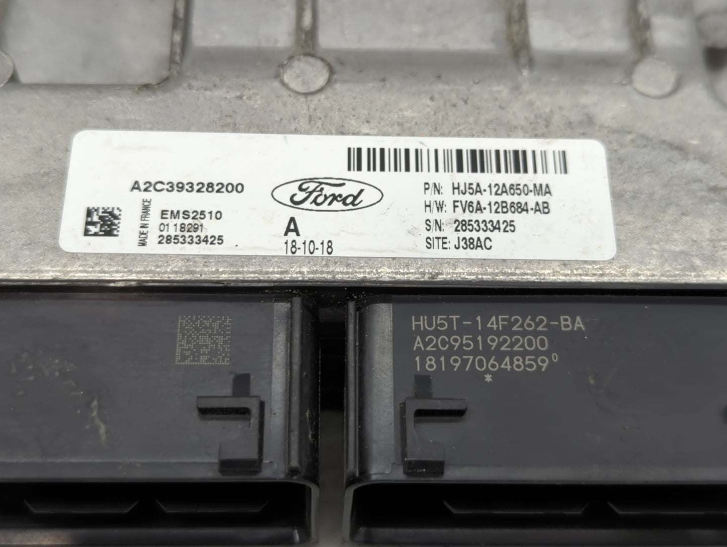 2017-2019 Ford Escape PCM Engine Control Computer ECU ECM PCU OEM P/N:FV6A-12B684-AB HJ5A-12A650-MA Fits Fits 2017 2018 2019
