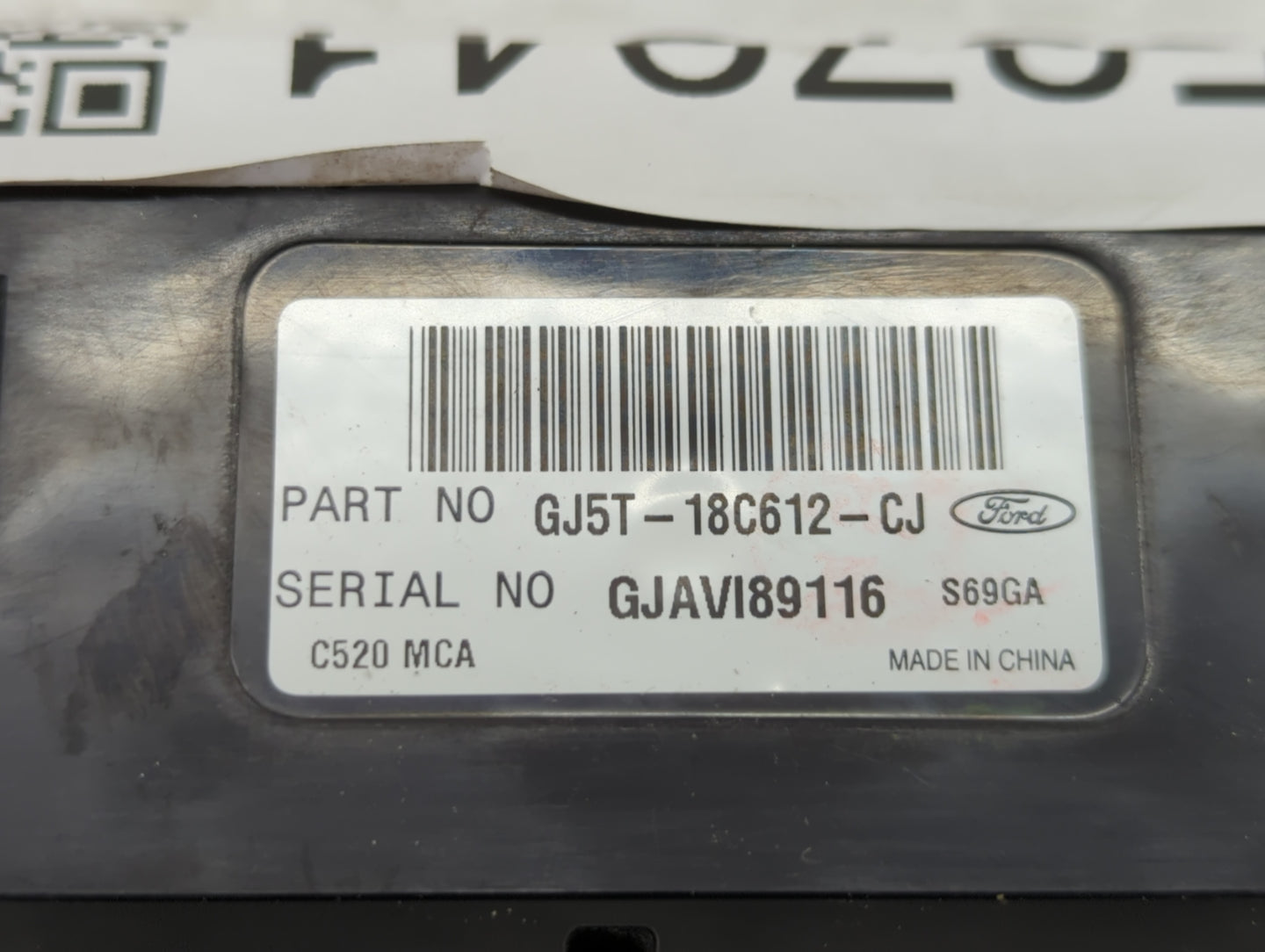2017-2019 Ford Escape Climate Control Module Temperature AC/Heater Replacement P/N:GJ5T-18C612-CJ Fits Fits 2017 2018 2019 O
