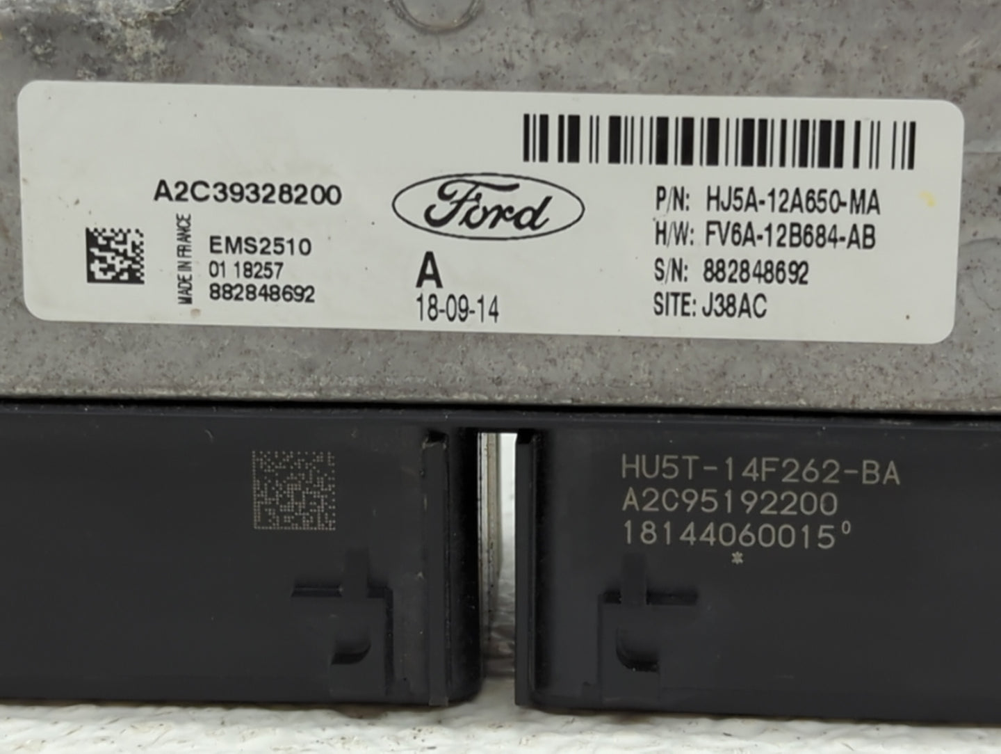 2017-2019 Ford Escape PCM Engine Control Computer ECU ECM PCU OEM P/N:FV6A-12B684-AB HJ5A-12A650-MA Fits Fits 2017 2018 2019