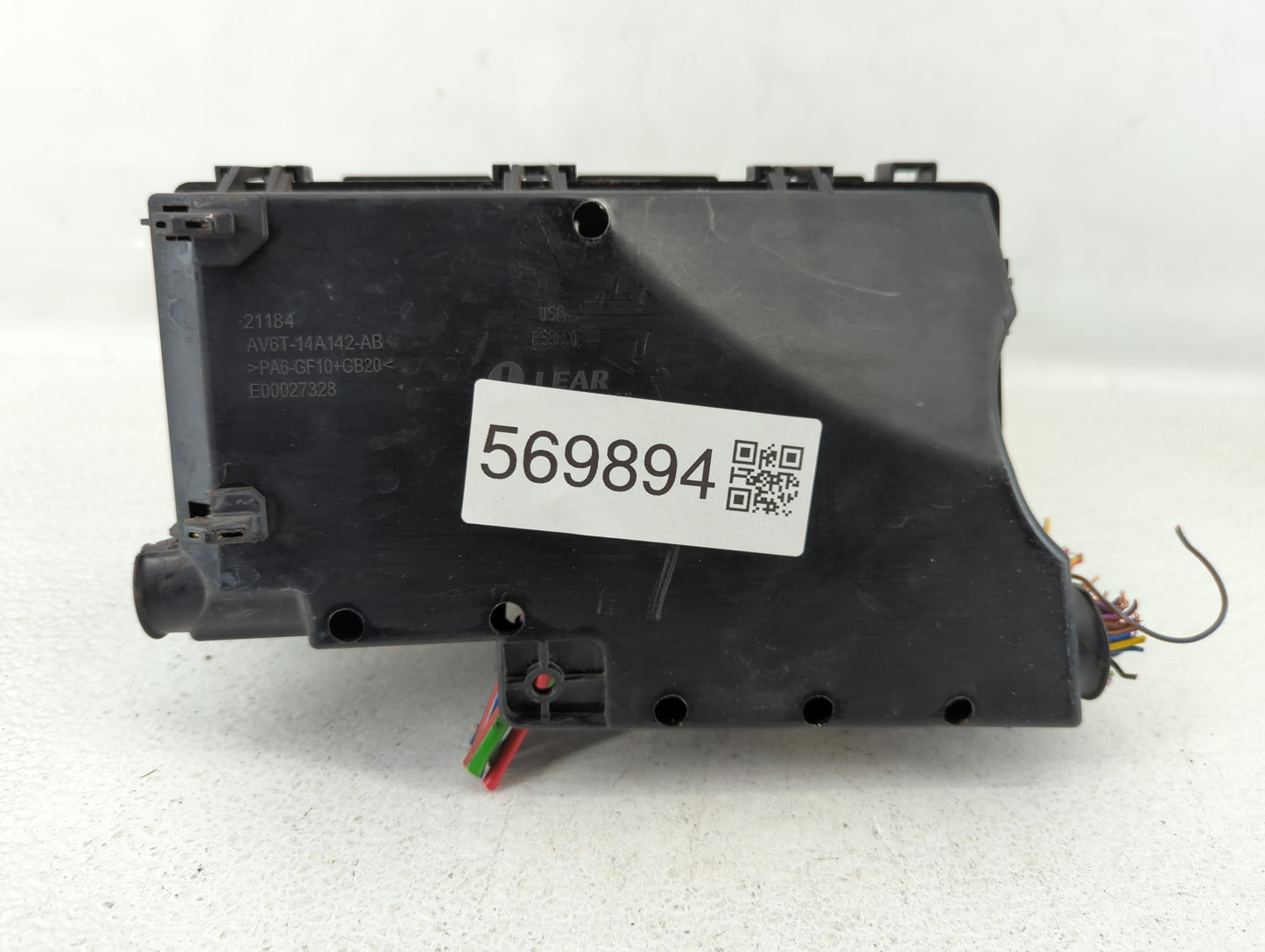 2019 Ford Escape Fusebox Fuse Box Panel Relay Module P/N:AV6T-14A142-AB Fits OEM Used Auto Parts - Oemusedautoparts1.com