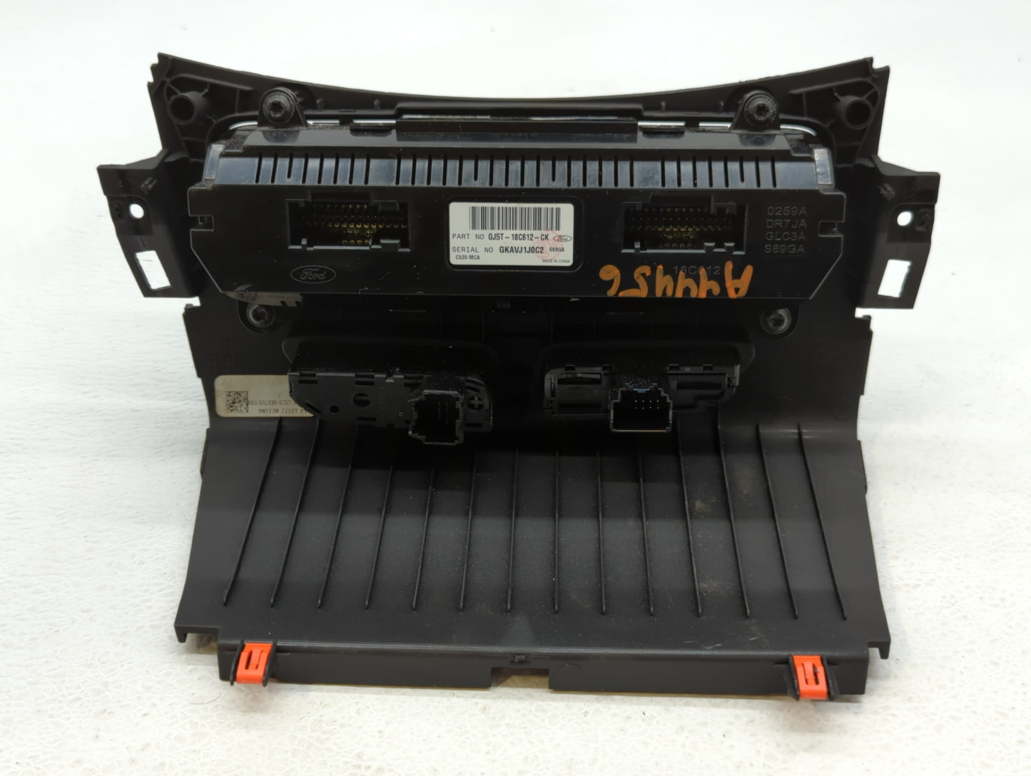 2018-2019 Ford Escape Climate Control Module Temperature AC/Heater Replacement P/N:GJ5T-18C612-CK Fits Fits 2018 2019 OEM Us