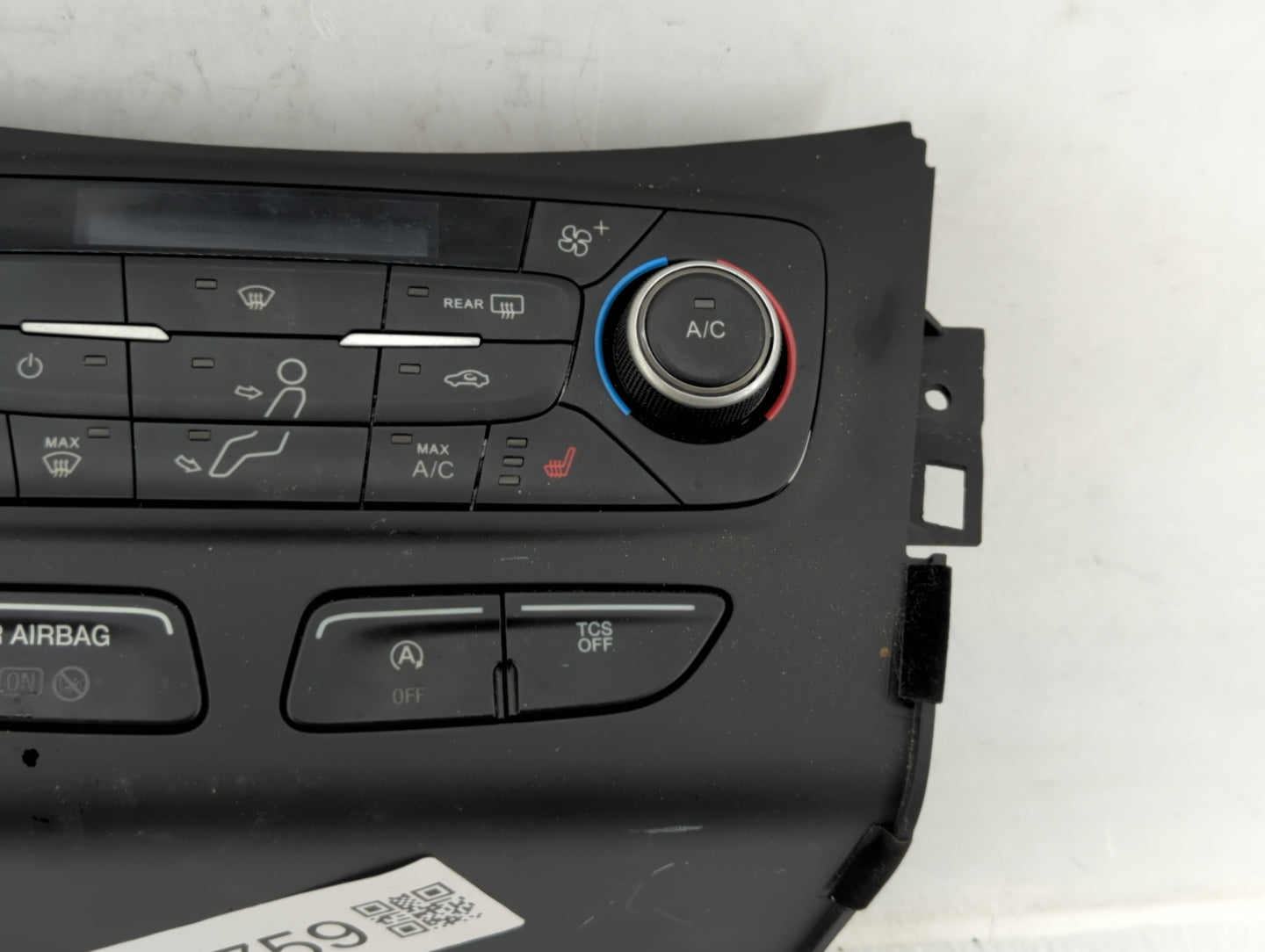 2018-2019 Ford Escape Climate Control Module Temperature AC/Heater Replacement P/N:GJ5T-18C612-CK Fits Fits 2018 2019 OEM Us
