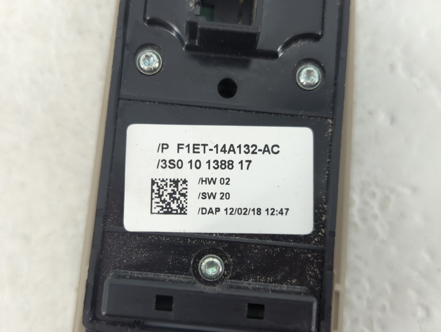 2017-2019 Ford Escape Master Power Window Switch Replacement Driver Side Left P/N:F1ET-14A132-AC Fits OEM Used Auto Parts - 