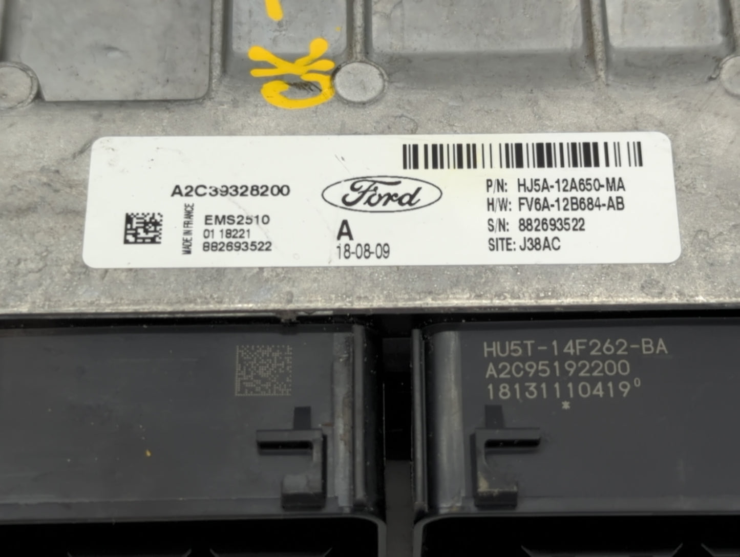 2017-2019 Ford Escape PCM Engine Control Computer ECU ECM PCU OEM P/N:HJ5A-12A650-MA Fits Fits 2017 2018 2019 OEM Used Auto 