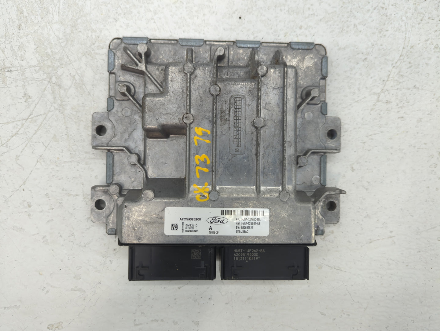 2017-2019 Ford Escape PCM Engine Control Computer ECU ECM PCU OEM P/N:HJ5A-12A650-MA Fits Fits 2017 2018 2019 OEM Used Auto 