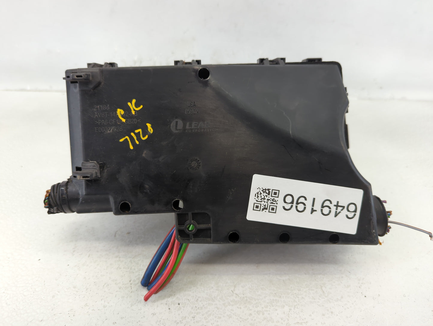 2019 Ford Escape Fusebox Fuse Box Panel Relay Module P/N:AV6T-14A067-AD Fits OEM Used Auto Parts - Oemusedautoparts1.com
