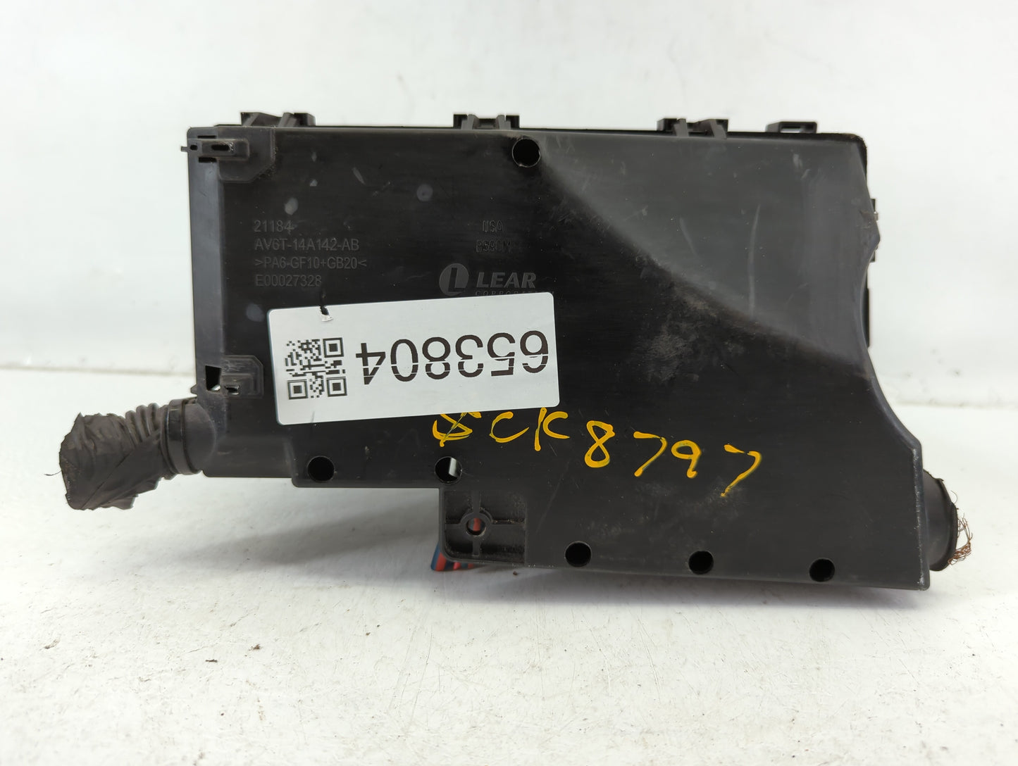 2019 Ford Escape Fusebox Fuse Box Panel Relay Module P/N:AV6T-14A142-AB E02345500, AV6T-14A067-AD Fits OEM Used Auto Parts -