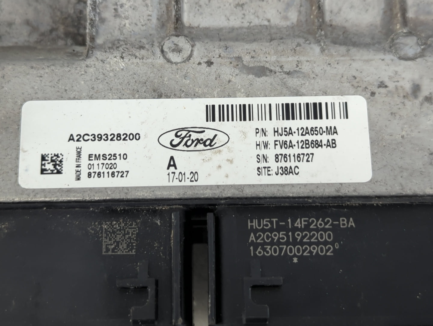 2017-2019 Ford Escape PCM Engine Control Computer ECU ECM PCU OEM P/N:FV6A-12B684-AB HJ5A-12A650-MA Fits Fits 2017 2018 2019