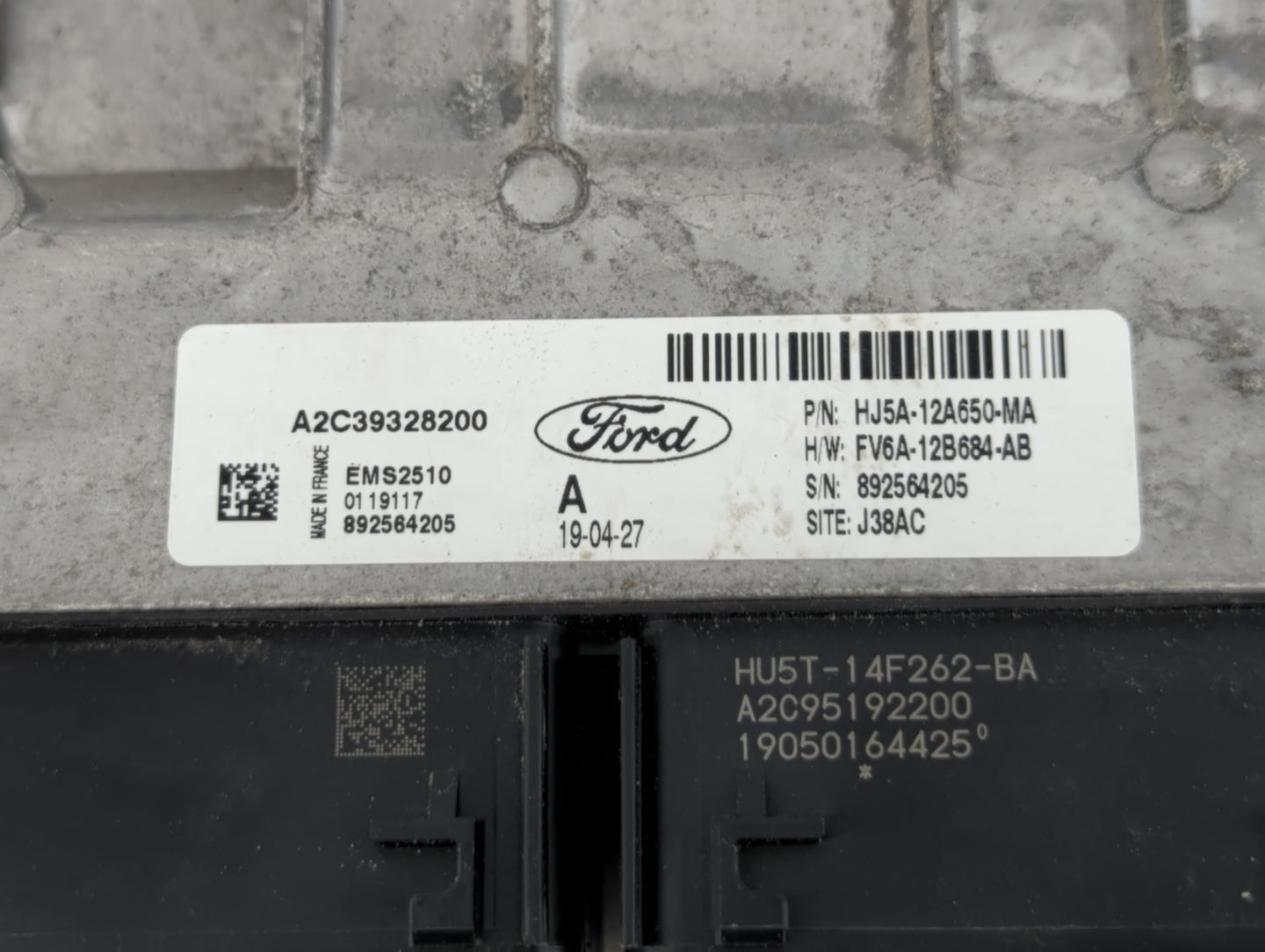 2017-2019 Ford Escape PCM Engine Control Computer ECU ECM PCU OEM P/N:FV6A-12B684-AB HJ5A-12A650-MA Fits Fits 2017 2018 2019