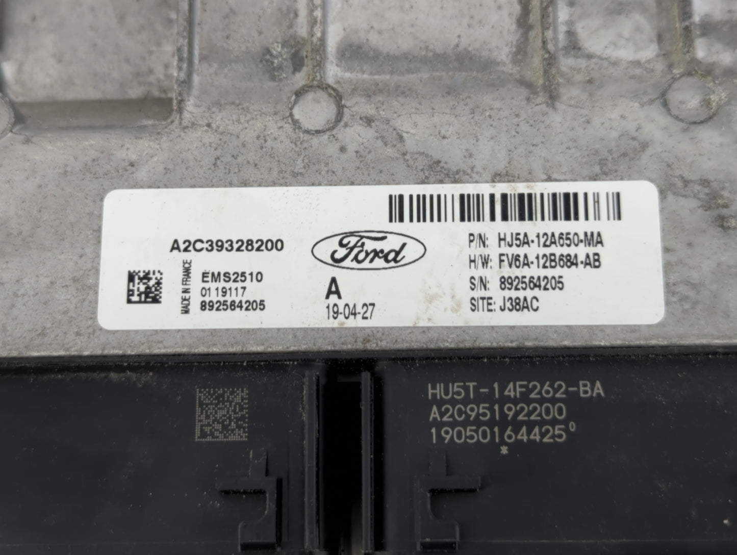 2017-2019 Ford Escape PCM Engine Control Computer ECU ECM PCU OEM P/N:FV6A-12B684-AB HJ5A-12A650-MA Fits Fits 2017 2018 2019