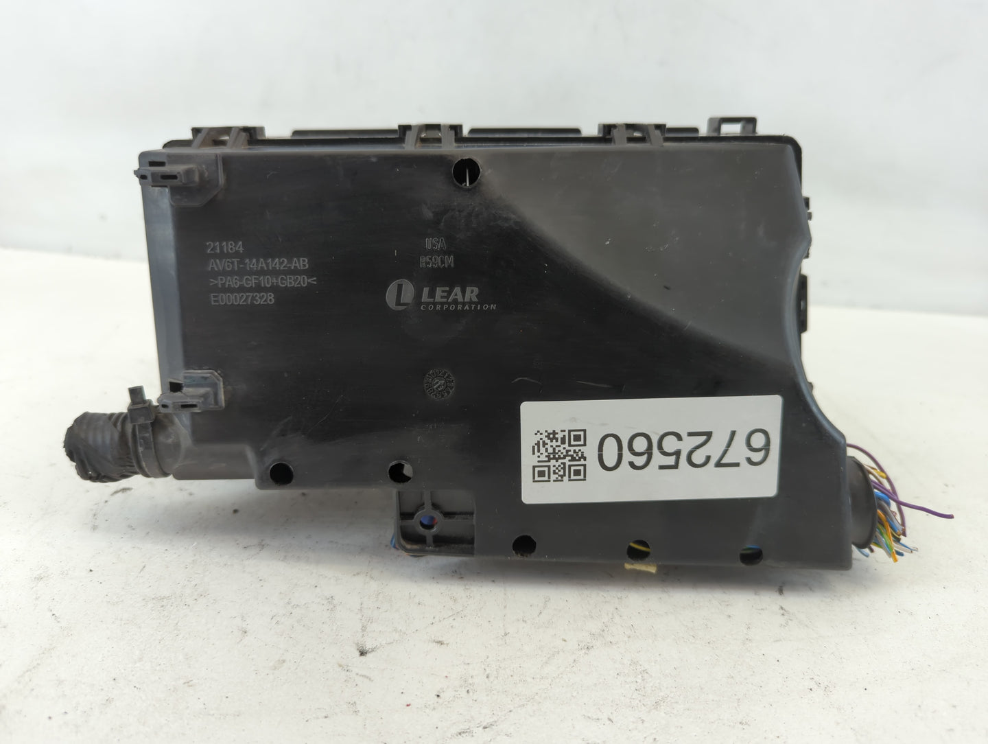 2019 Ford Escape Fusebox Fuse Box Panel Relay Module P/N:E02345500 AV6T-14A067-AD Fits OEM Used Auto Parts - Oemusedautopart