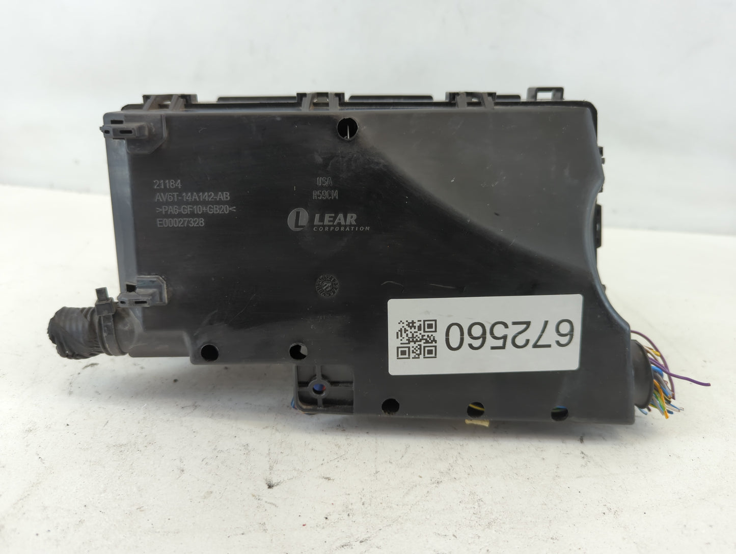 2019 Ford Escape Fusebox Fuse Box Panel Relay Module P/N:E02345500 AV6T-14A067-AD Fits OEM Used Auto Parts - Oemusedautopart