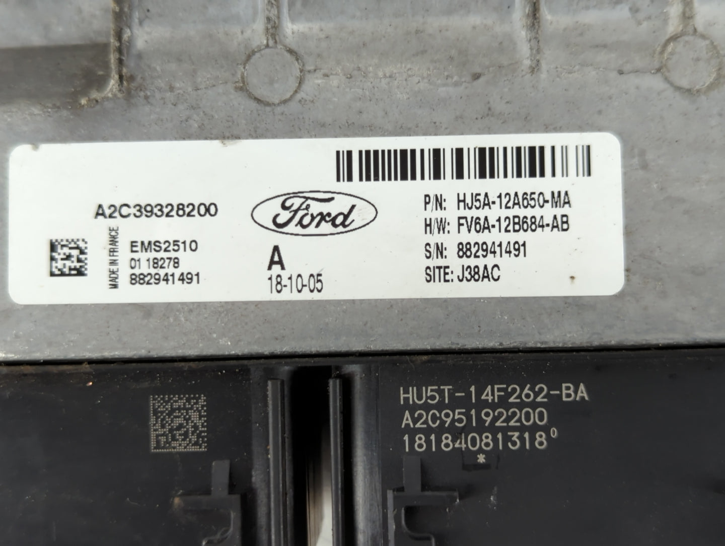 2017-2019 Ford Escape PCM Engine Control Computer ECU ECM PCU OEM P/N:FV6A-12B684-AB HJ5A-12A650-MA Fits Fits 2017 2018 2019