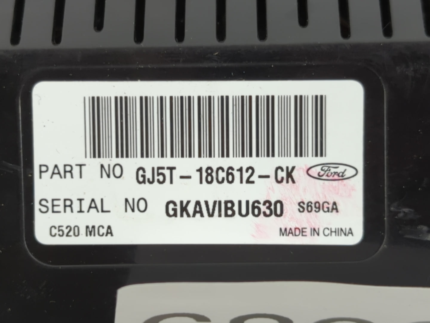 2018-2019 Ford Escape Climate Control Module Temperature AC/Heater Replacement P/N:GJ5T-18C612-CK Fits Fits 2018 2019 OEM Us