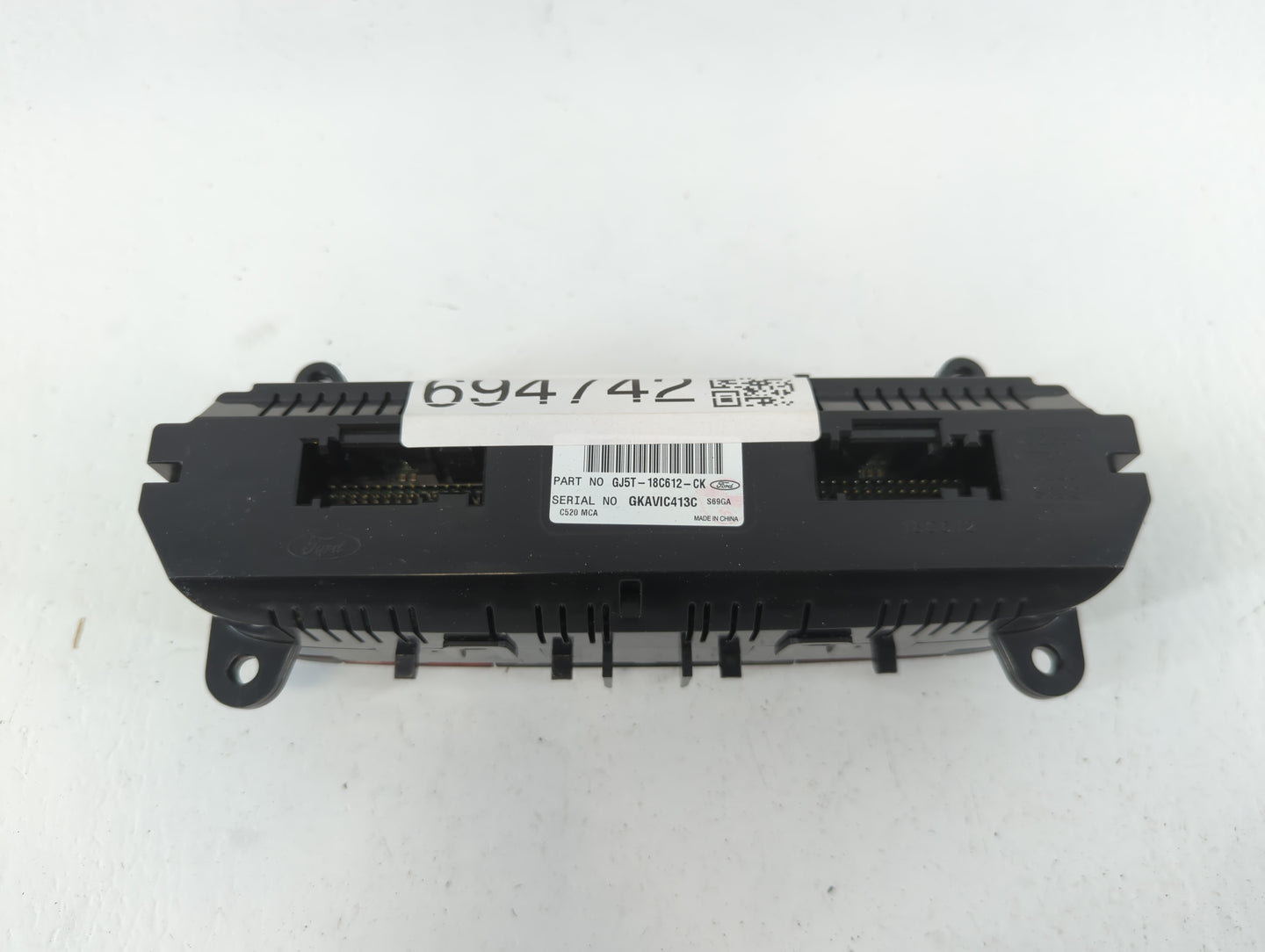 2018-2019 Ford Escape Climate Control Module Temperature AC/Heater Replacement P/N:GJ5T-18C612-CK Fits Fits 2018 2019 OEM Us