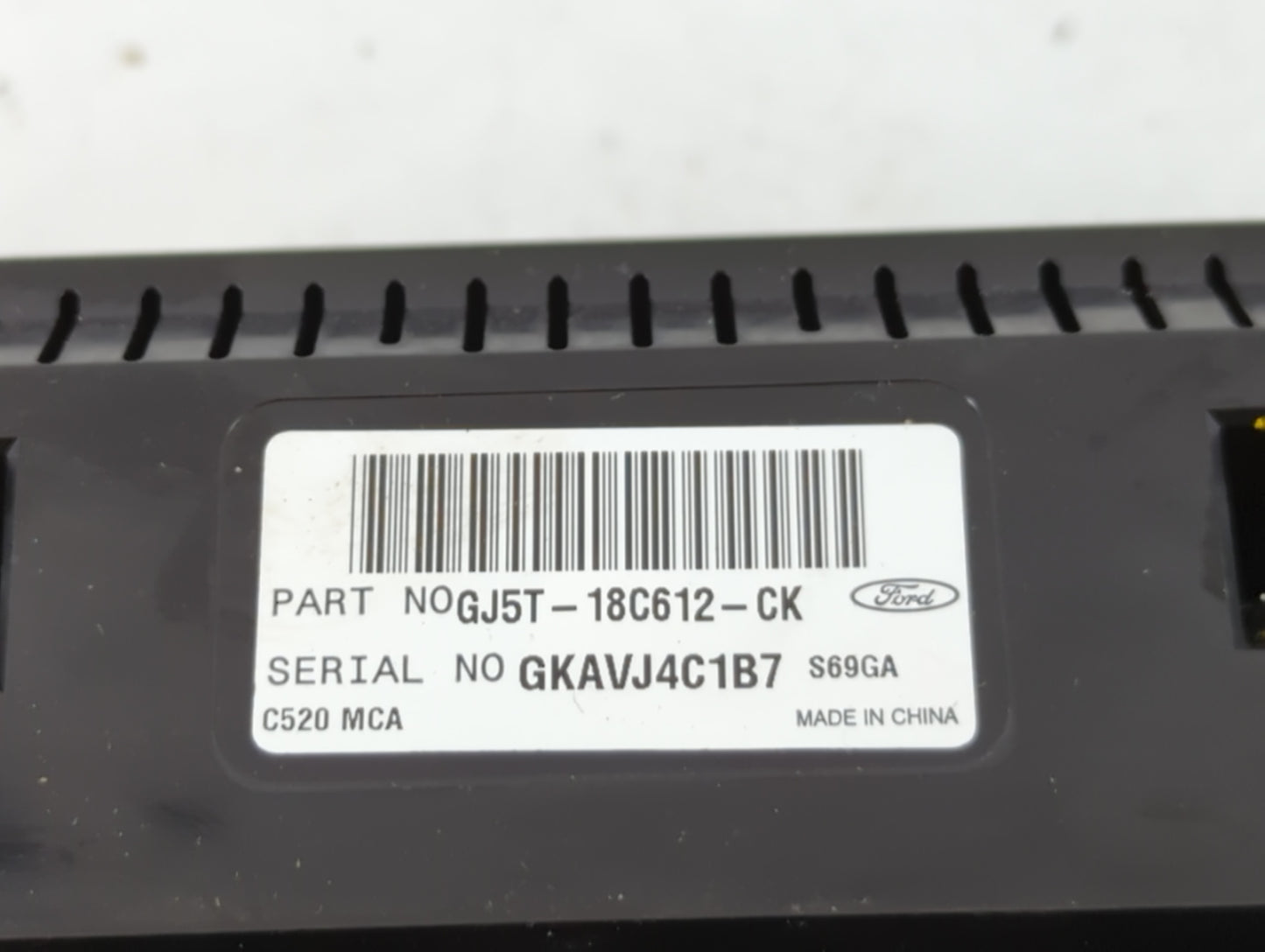 2018-2019 Ford Escape Climate Control Module Temperature AC/Heater Replacement P/N:GJ5T-18C612-CK Fits Fits 2018 2019 OEM Us