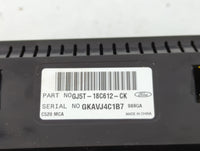 2018-2019 Ford Escape Climate Control Module Temperature AC/Heater Replacement P/N:GJ5T-18C612-CK Fits Fits 2018 2019 OEM Us