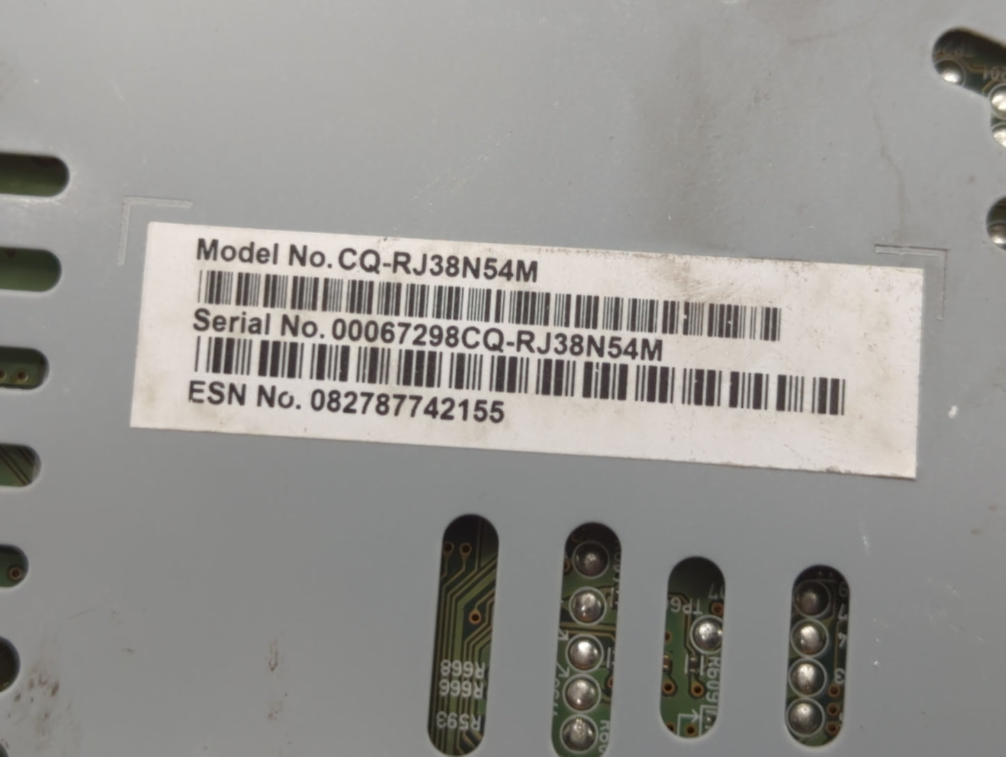 2019 Ford Escape Radio AM FM Cd Player Receiver Replacement P/N:082757742155 Fits OEM Used Auto Parts - Oemusedautoparts1.co