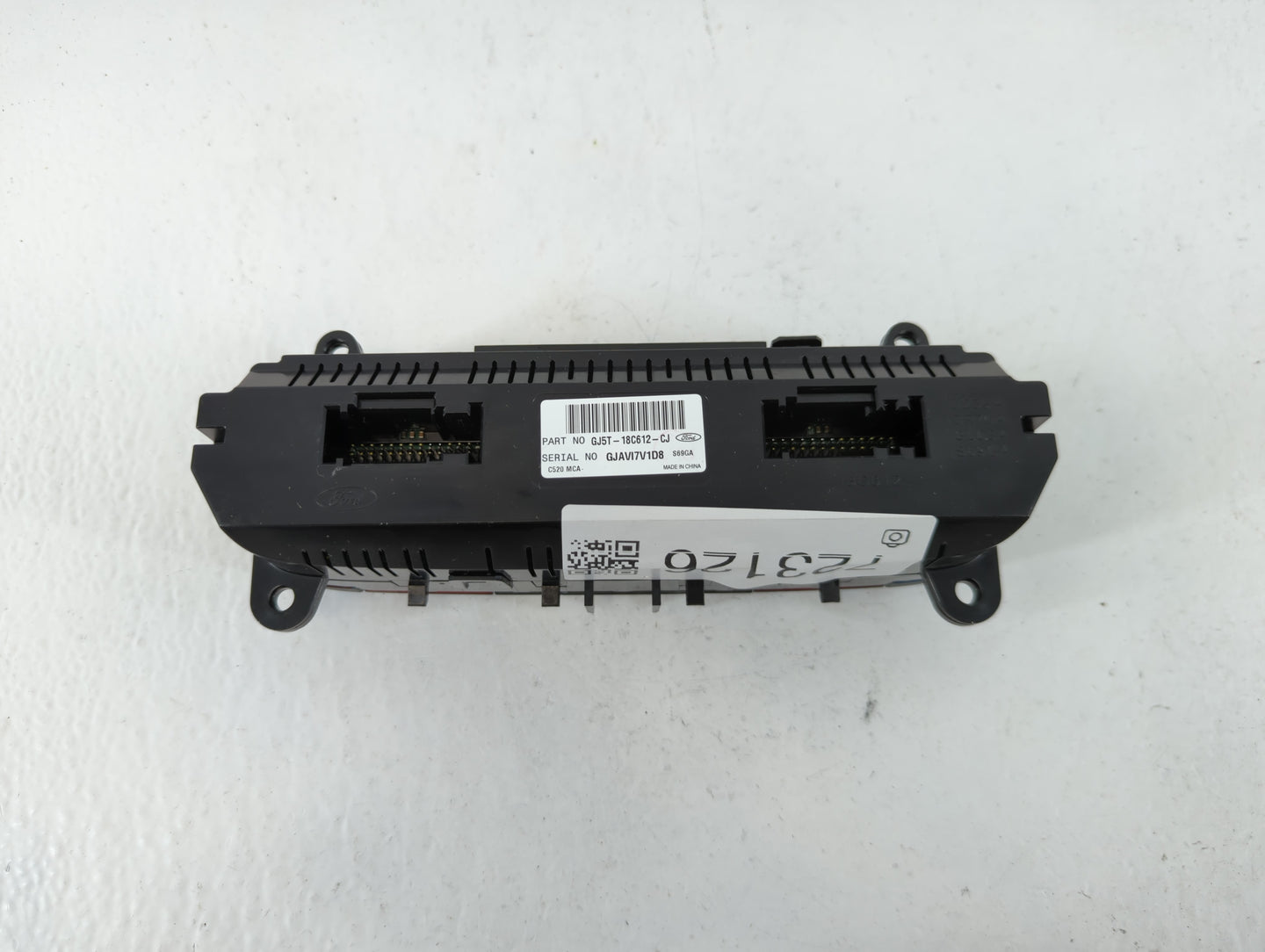 2018-2019 Ford Escape Climate Control Module Temperature AC/Heater Replacement P/N:GJAV17V1D8 GJ5T-18C612-CJ Fits Fits 2018 