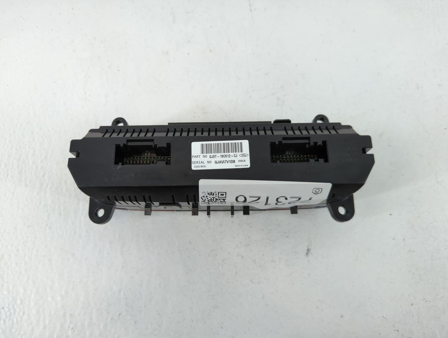 2018-2019 Ford Escape Climate Control Module Temperature AC/Heater Replacement P/N:GJAV17V1D8 GJ5T-18C612-CJ Fits Fits 2018 