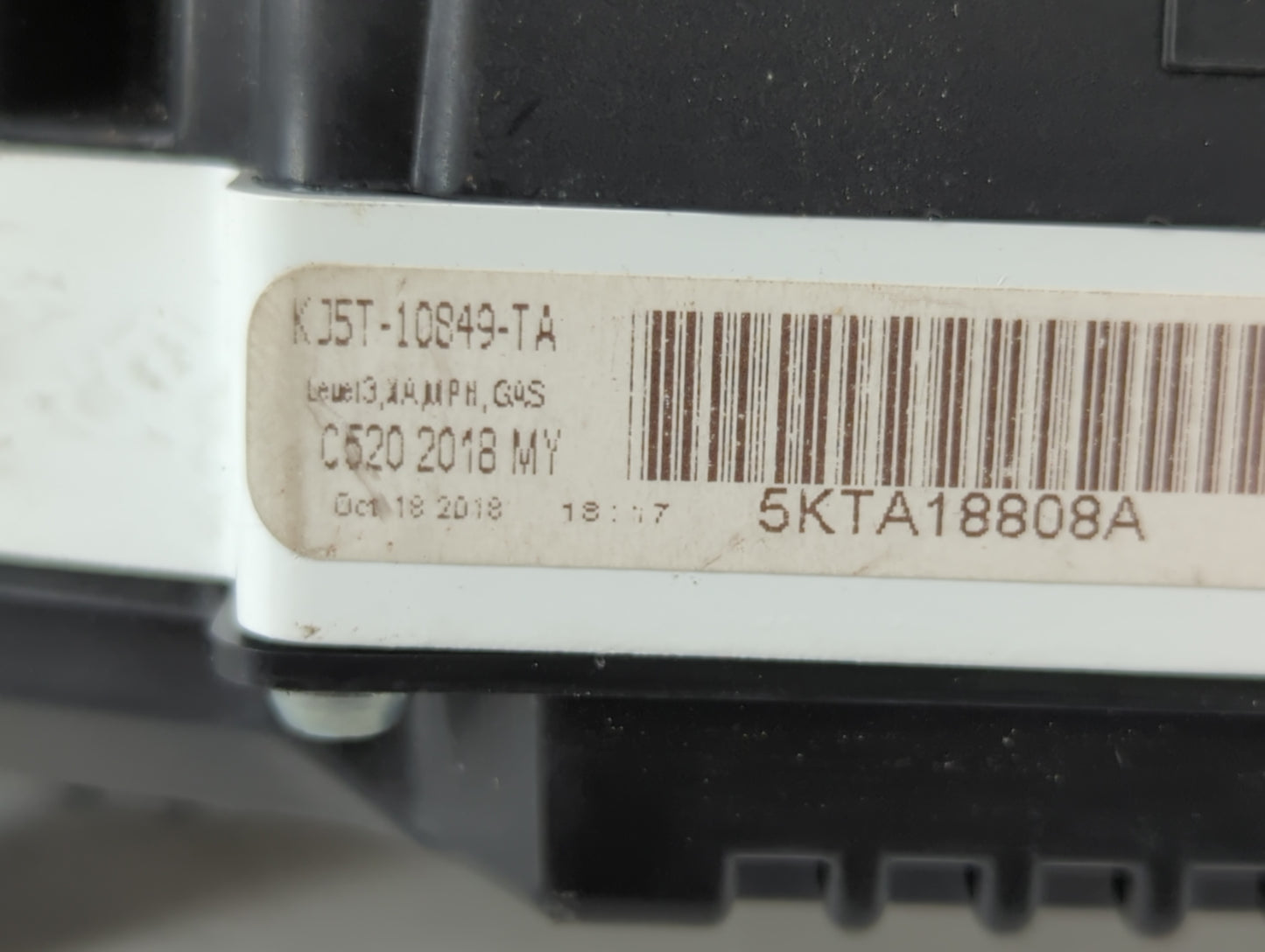2019 Ford Escape Instrument Cluster Speedometer Gauges P/N:5KTA74707C Fits OEM Used Auto Parts - Oemusedautoparts1.com