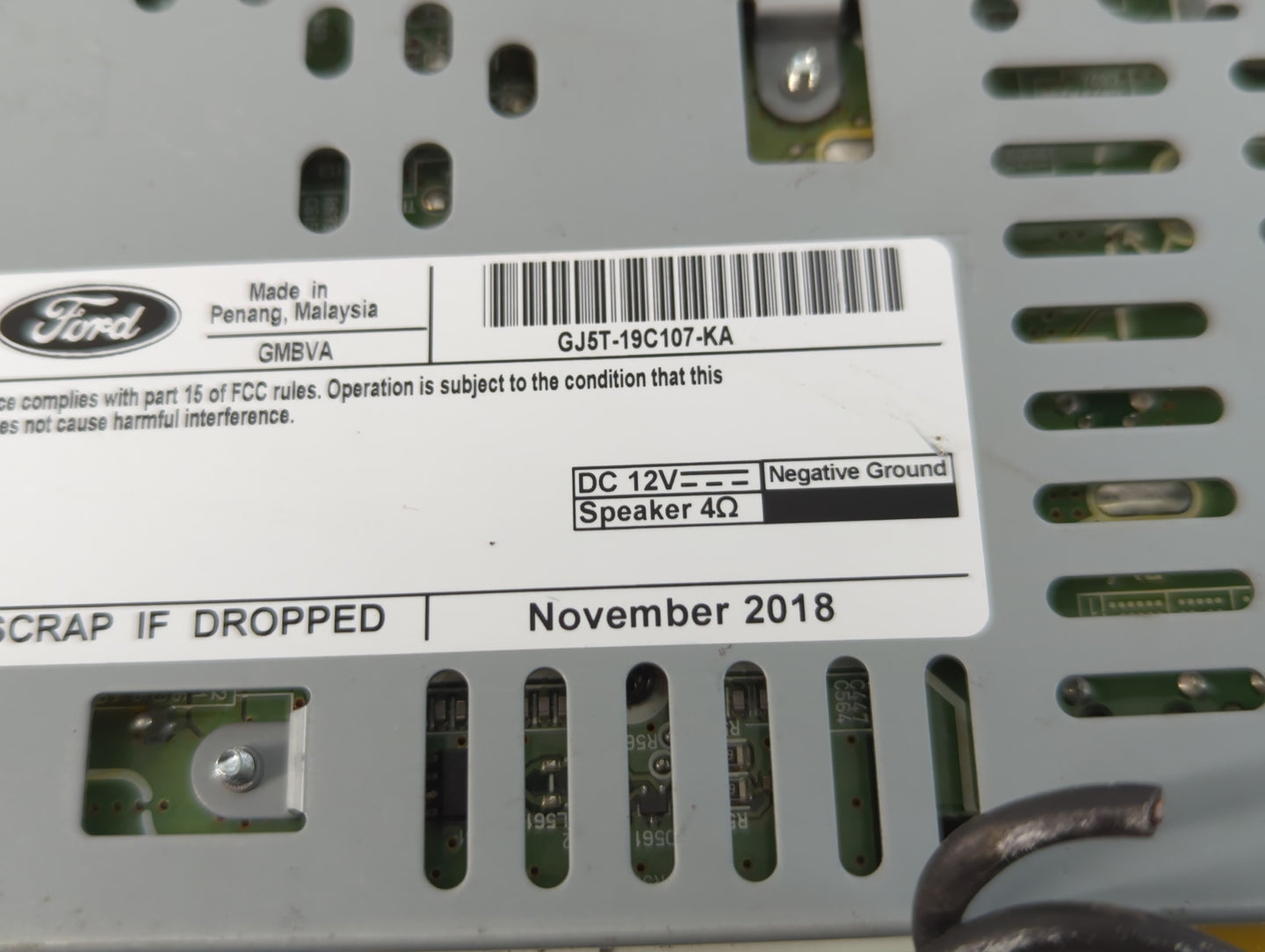 2019-2019 Ford Escape Am Fm Cd Player Radio Receiver - Oemusedautoparts1.com
