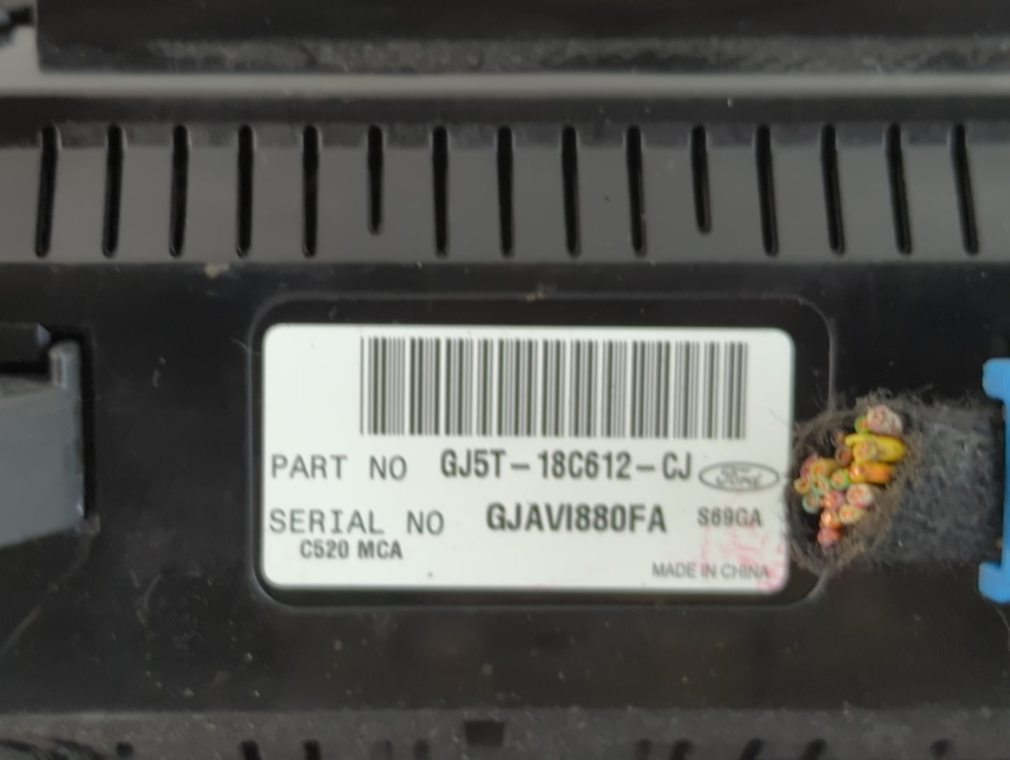 2018-2019 Ford Escape Climate Control Module Temperature AC/Heater Replacement P/N:GJ5T-18C612-CJ Fits Fits 2018 2019 OEM Us