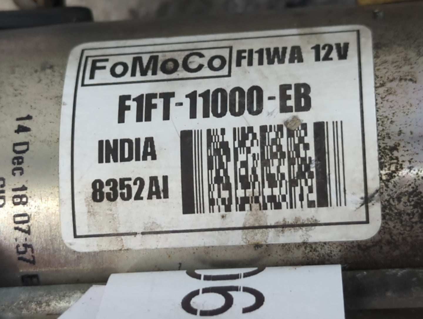 2017-2019 Ford Escape Car Starter Motor Solenoid OEM P/N:F1FT-11000-EB Fits Fits 2017 2018 2019 OEM Used Auto Parts - Oemuse