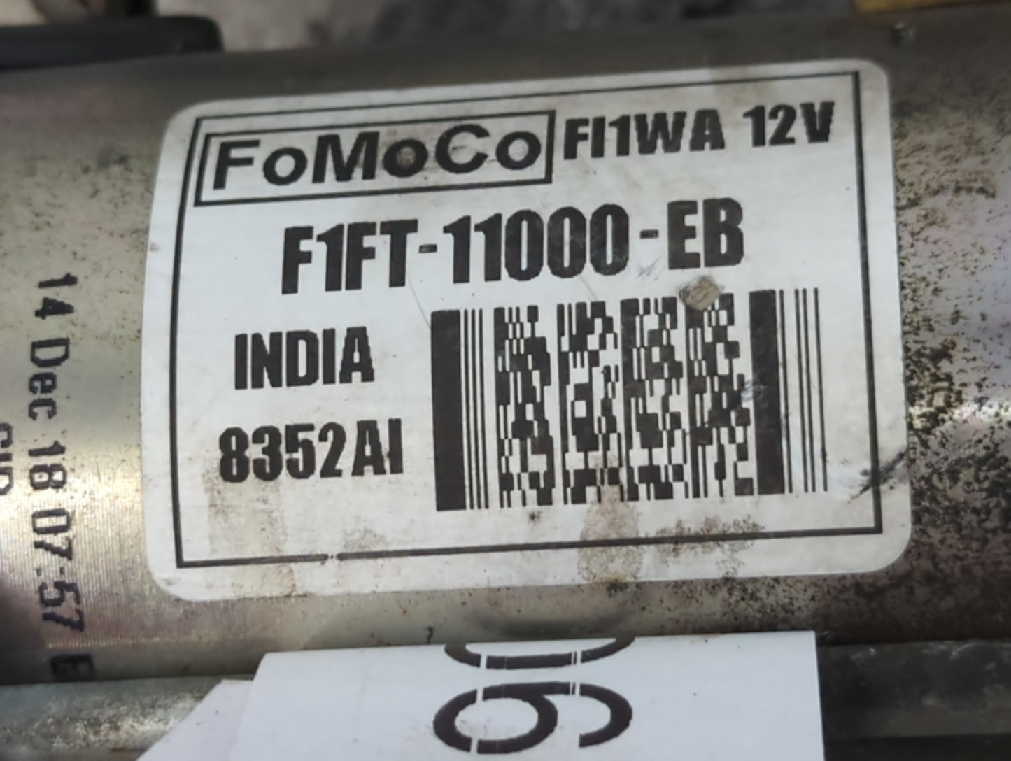 2017-2019 Ford Escape Car Starter Motor Solenoid OEM P/N:F1FT-11000-EB Fits Fits 2017 2018 2019 OEM Used Auto Parts - Oemuse